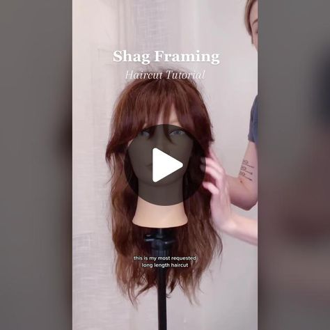 Long Shaggy Haircuts, Long Length Haircuts, Corte Shag, Corte Shaggy, Woman Mullet, Self Haircut, Long Wolfcut Haircut With Bangs, Shaggy Long Hair, Long Shag Haircut