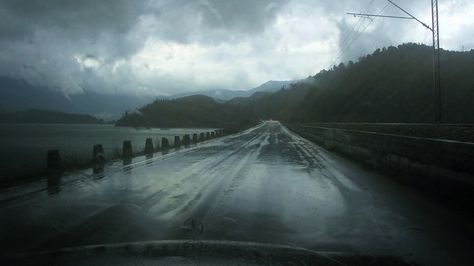 #landscape, #road, #rain wallpaper Storm Wallpaper, Rainy Wallpaper, New Nature Wallpaper, Rain Pictures, Desktop Background Images, Rain Wallpapers, Wallpaper Ipad, Nature Water, Ocean Wallpaper