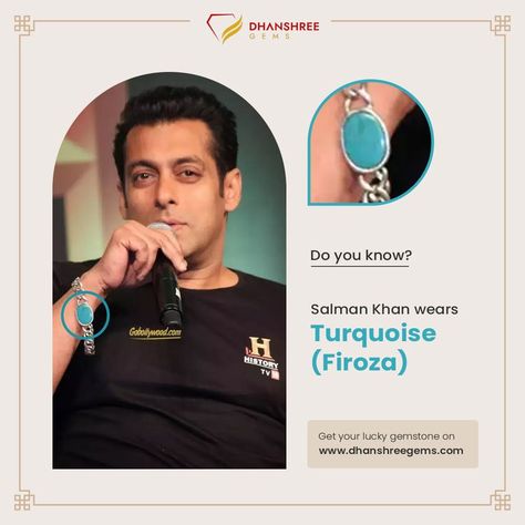 Salman Khan Bracelet Salman Khan Bracelet, Feroza Stone, Better Communication, Free Gems, Salman Khan, Throat Chakra, Good Communication, Lucky Charm, Decision Making