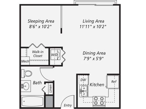 Apartment Layout Floor Plans, Plan Studio, Studio Apartment Floor Plans, Studio Floor Plans, Studio Layout, In-law Apartment, Apartment Floor Plan, Small House Floor Plans, Apartment Floor Plans