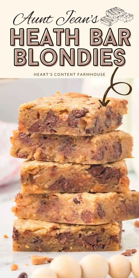 Heath Bar Cookie Bars, Dessert Recipes With Heath Bar, Dessert Recipes Heath Bar, Heath Blondies Recipe, Heath Toffee Bars, Heath Cookie Bars, Heath Bar Candy, Heath Bars Recipes Toffee, Heath Bar Recipes Toffee