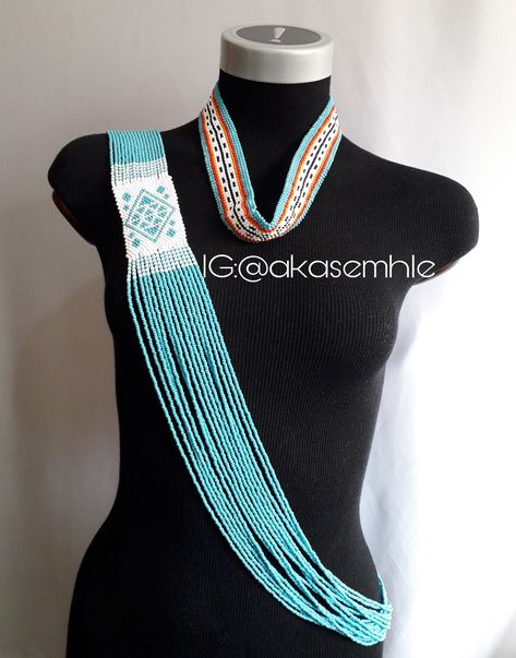 #xhosabeads #xhosaman #xhosagroom Xhosa Beads Beadwork, Dinka Corset, Xhosa Beads, Masai Beadwork, Loomed Bracelets, Xhosa Traditional Attire, African Beadwork, African Necklaces, Beads Projects