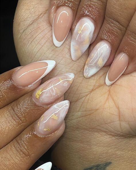 Drippy Nails, Acrylic Nails Almond Shape, Funky Fingers, Nail Glam, Nail Board, Nails Arts, Work Nails, Short Square Acrylic Nails, Almond Acrylic Nails