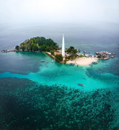 Sea Scenery, Belitung, Lighthouse, Indonesia, Water, Travel