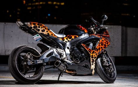 Paint Tricks, Hell Girl, The Cheetah, Wild At Heart, Motorcycle Design, Pink Leopard Print, Motorcycle Girl, Dream Garage, Motorcycle Helmet