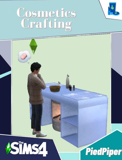 Cosmetics Crafting | Pied Piper on Patreon Sims 4 Jacuzzi Cc, Sims 4 Skills, Sims Fashion, Ts4 Mods, Sims 4 Family, Pied Piper, The Sims 4 Packs, Sims 4 Game Mods, Become A Fashion Designer