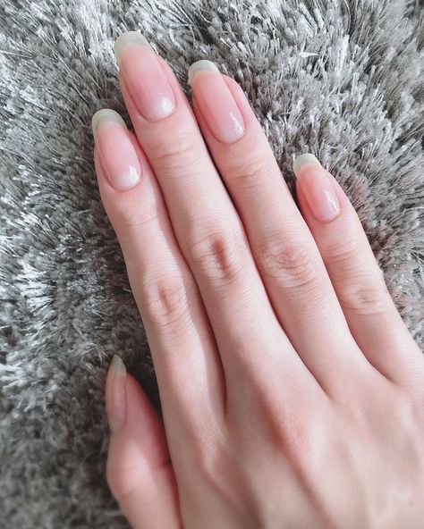 Naked Nails, Long Nail Beds, Long Natural Nails, Wide Nails, Nail Beds, Natural Nail Designs, Me U, Matte Nails Design, Casual Nails