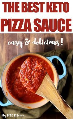 This homemade pizza sauce recipe is the perfect Italian homemade sauce. It's easy and authentic, you can make this low carb pizza sauce with fresh tomatoes or canned tomatoes! #tomato #tomatosauce #pizzasauce #mypcoskitchen Pizza Sauce With Fresh Tomatoes, Low Carb Pizza Sauce, Pizza Sauce Easy, Keto Pizza Sauce, Best Keto Pizza, Sauce With Fresh Tomatoes, Resep Pizza, Pizza Sauce Recipe, Canned Tomatoes