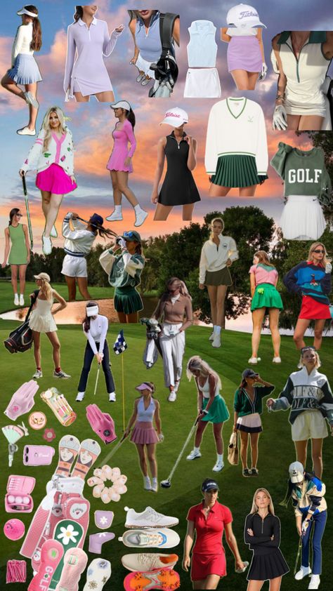 women's golf aesthetic Country Club Aesthetic, Golf Aesthetic, Cute Golf Outfit, Golf Pictures, Golf Inspiration, Club Aesthetic, Girls Golf, Clubbing Aesthetic, Tennis Clothes