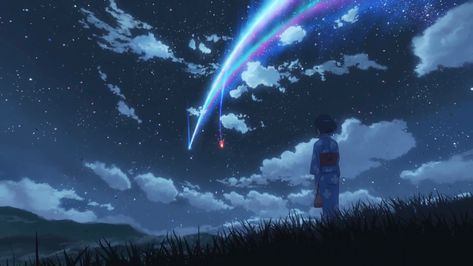 Your Name Wallpaper, The Garden Of Words, Your Name Anime, World Movies, Computer Backgrounds, Name Wallpaper, Computer Wallpaper, Laptop Wallpaper, Wallpaper Pc