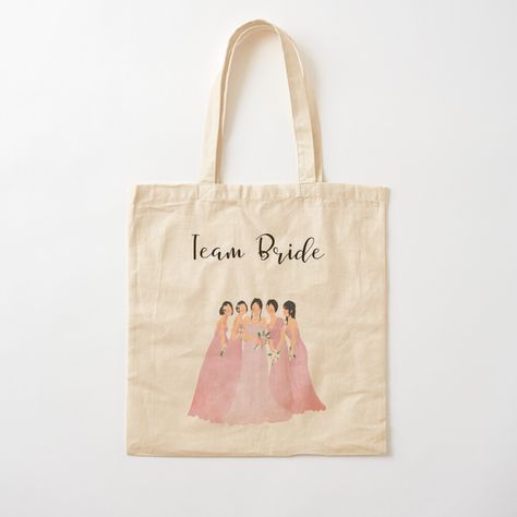 Get my art printed on awesome products. Support me at Redbubble #RBandME: https://www.redbubble.com/i/tote-bag/Team-Bride-by-Emilyprintart/147803496.P1QBH?asc=u Bride Tote Bag, Bride Tote, Future Bride, Team Bride, Day In The Life, Bag Design, Print Tote, Printed Tote Bags, Tote Bag Design