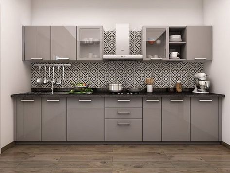 Paradiso Straight Modular Kitchen Designs टीवी यूनिट, Kitchen Remodel Plans, Modular Kitchen Cabinets, Desain Pantry, Kitchen Design Color, Kitchen Modular, Kabinet Dapur, Kitchen Cupboard Designs, Modular Kitchen Designs