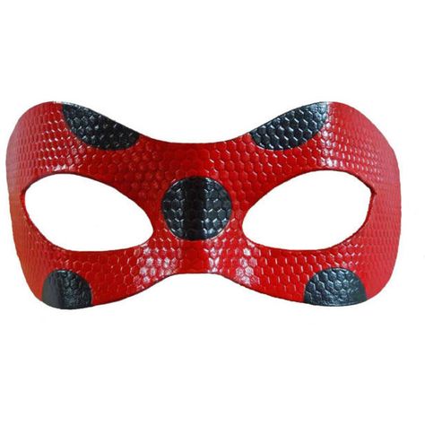 miraculous ladybug (315 BRL) ❤ liked on Polyvore featuring masks and accessories Ladybug Mask, Ladybug Toys, Ladybug Cosplay, Miraculous Ladybug Costume, Miraculous Ladybug Toys, Hero Mask, Ladybug Outfits, Ladybug Costume, Cosplay Mask