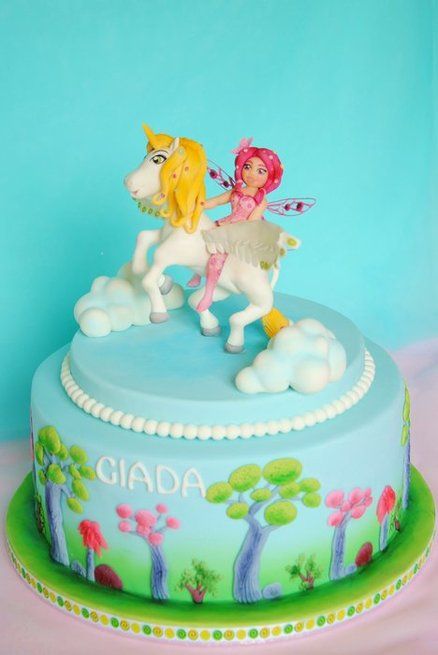 MIA AND ME Mia And Me Cake, Cake For Birthday, Ladybug Cakes, Dragon Cakes, Mia And Me, My Little Pony Cake, Little Pony Cake, Pony Cake, 4th Birthday Cakes