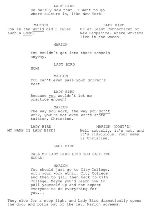 Lady Bird Script, Acting Lines, Practice Acting, Cinematography Shots, Acting Practice, Filmmaking Aesthetic, Acting Monologues, Acting Scripts, Screenplay Writing