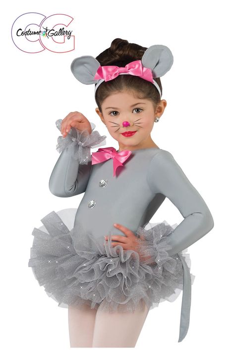 Dance Costume Ideas, Nutcracker Ballet Costumes, Quiet As A Mouse, Nutcracker Costumes, Toddler Ballet, Dance Tutus, Mouse Costume, Ballet Poses, Diy Kostüm