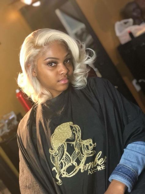 Blonde Prom Hair, Weave Colors, Blonde Bob Hairstyles, Black Ponytail Hairstyles, Feed In Braids Hairstyles, Wavy Bob Hairstyles, Short Sassy Hair, Braids Hairstyles Pictures, Dope Hairstyles