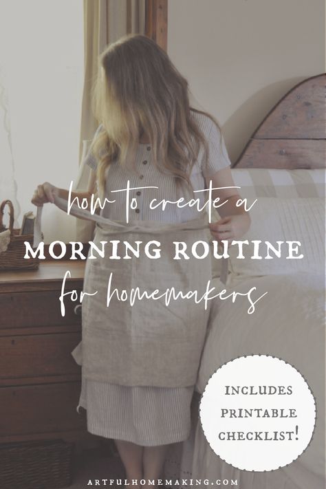 Learn how to create a morning routine for homemakers that will jumpstart your whole day and help you get more homemaking done! Homemaker Daily Routine, Homemaking Binder, Free Wedding Planner Printables, Morning Schedule, Better Wife, Create A Morning Routine, Fitness Planner Free, Free Wedding Planner, Christian Homemaking