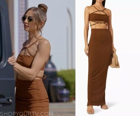 Dubai Bling: Season 2 Episode 3 LJ's Crop Top & Skirt Set Dubai Bling Lj, Dubai Bling, Crop Top Skirt Set, Top Skirt Set, Crop Top Skirt, Episode 3, Skirt Set, Dubai, Fashion Looks