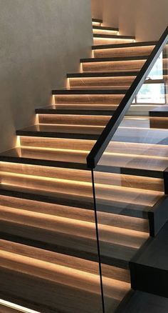 درابزين السلم, Amazing Rooms, Staircase Design Modern, Stairs Design Interior, Stairs Design Modern, Stairway Design, Dream Life House, Meaningful Lyrics, تصميم للمنزل العصري