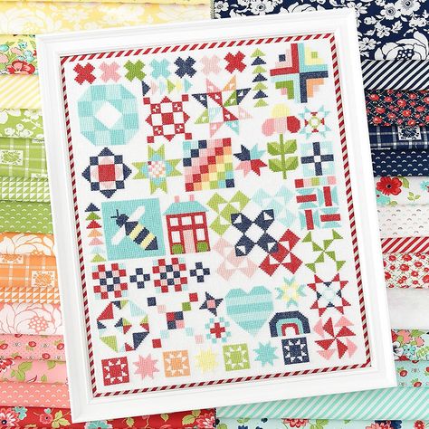 Camille Roskelley, Bonnie And Camille, Thread Catcher, Bee Book, Connecting Threads, Sampler Quilts, Social Circle, Sampler Quilt, Heart Quilt