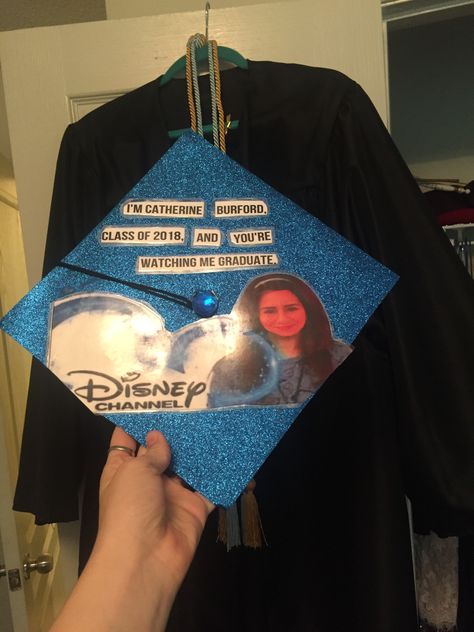 Disney Channel Graduation, Class Of 2018, Grad Cap, Graduation Ceremony, Graduation Cap, A Sign, Disney Channel, Disney, On Instagram