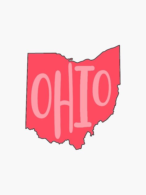 Search "nora6143" on redbubble.com to view my shop! Welcome To Ohio, Ohio Svg Free, Ohio State University Logo, Ohio Stickers, Beat Ohio State, Vimeo Logo, Ohio, Company Logo, I Shop