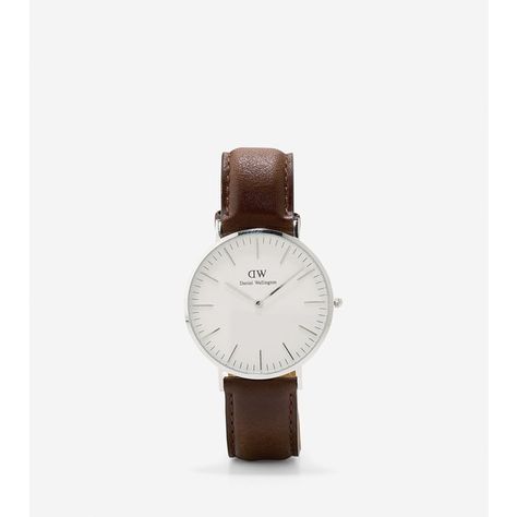 Daniel Wellington 40mm Bristol Watch ($229) ❤ liked on Polyvore featuring men's fashion, men's jewelry, men's watches, mens brown leather strap watches, mens brown leather watches, mens leather band watches, mens silver watches and mens leather strap watches Leather Band Watches, Daniel Wellington Men, Silver Watches, Brown Leather Strap Watch, Brown Leather Watch, Brown Leather Strap, Leather Watch Bands, Men's Watches, Men's Jewelry