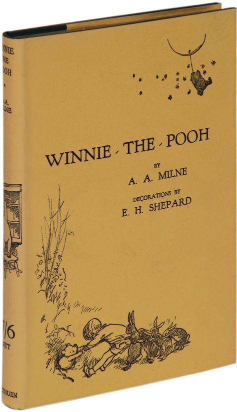 The Winnie the Pooh first edition by AA Milne and illustrated by EH Shepard Christopher Robin, Childhood Books, Children's Literature, Vintage Children's Books, Old Book, Teaching Reading, Classic Books, I Love Books, Sherlock Holmes