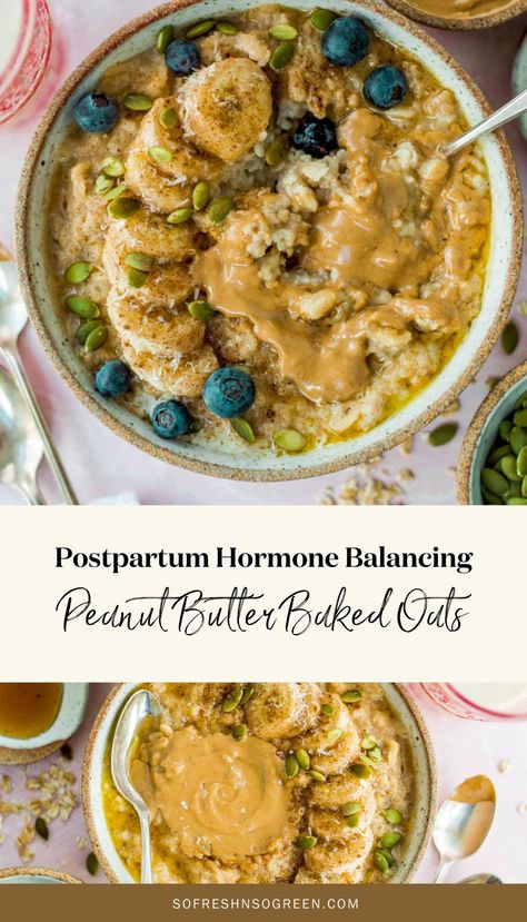 Hormone Balancing Oatmeal, Postpartum Nourishing Meals, Stewed Fruit Postpartum, Postpartum Oatmeal, Postpartum Healing Foods, Dietician Meal Plan, Nourishing Post Partum Meals, Ivf Meals, Postpartum Breakfast