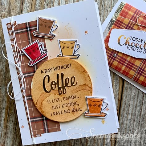 Nothings Better Than, Coffee Themed Cards, Diner Menu, Stampin Up 2020 2021, Ink Spots, Coffee Cards, Coffee Theme, Stamp Projects, Coffee Chocolate