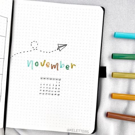 Kelly en Instagram: “November cover page ☁️” November Cover Page Bullet Journal, Journal Ideas For November, November Bullet Journal Ideas, November Cover Page, Bullet Journal First Page, Autumn Bullet Journal, Bullet Journal Easy, November Bullet Journal, Bullet Journal Budget