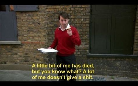 <b>Mark Corrigan is all of us.</b> Mark Corrigan, David Mitchell, British Humor, British Comedy, Dating Advice For Men, Tv Show Quotes, Music Magazines, Reaction Pictures, Movies And Tv Shows