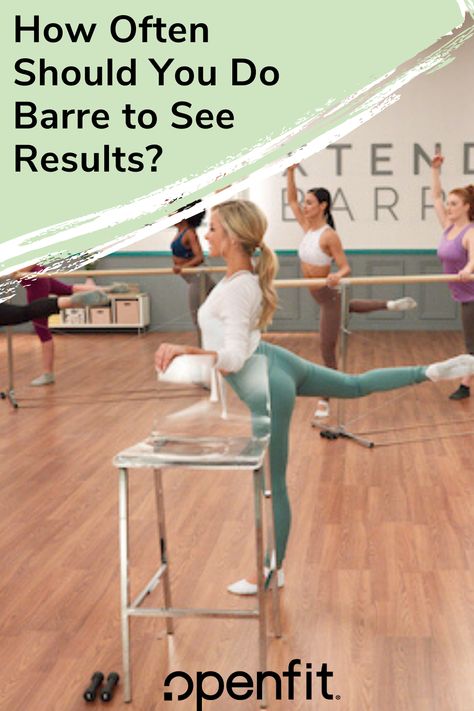 Barre is derived from ballet-inspired movements with elements of Pilates and strength training, and it’s typically done in a studio. Xtend Barre with Openfit is the creation of Andrea Rogers, which is a dynamic mix of cardio, Pilates, and ballet fundamentals that can be done at home. While everyone has a slightly different experience with Xtend Barre, you could start seeing a difference within just a few classes. #athomeworkout #barreworkout Barre Before And After Pictures, Home Barre Studio, Barre Workout Before And After, Barre Benefits, Barre Before And After, Pilates And Strength Training, Andrea Rogers, Xtend Barre, Cardio Barre