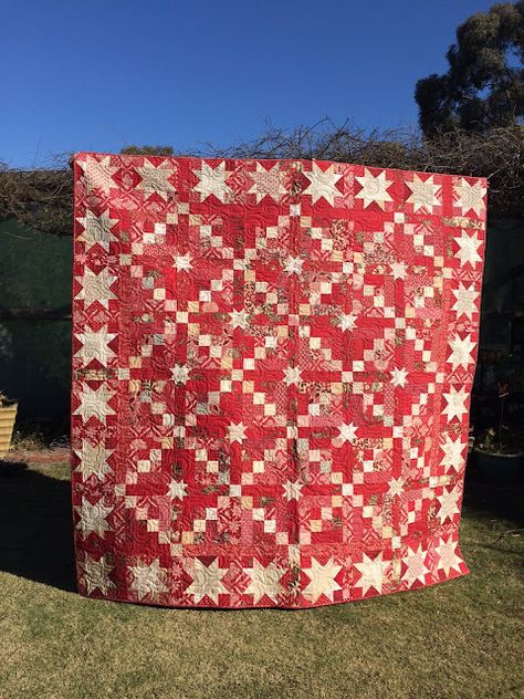 Irish Chain Quilt, Two Color Quilts, French General, Red And White Quilts, Quilt Square Patterns, Patriotic Quilts, Country Quilts, Red Quilts, Patchwork Quilt Patterns