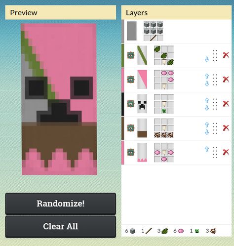 Pig Banner Minecraft, Cool Minecraft Banners, Minecraft Crafting Recipes, Mc Banner, Minecraft Banner Patterns, Pig Man, Undertale Papyrus, Minecraft Pig, Minecraft Video Games