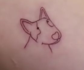 Laurdiy Tattoos, Cartoon Dog Tattoo, Cartoon Tattoos, Silly Dogs, Simple Cartoon, Dog Tattoo, Old Dogs, Dog Tattoos, Dog Memorial