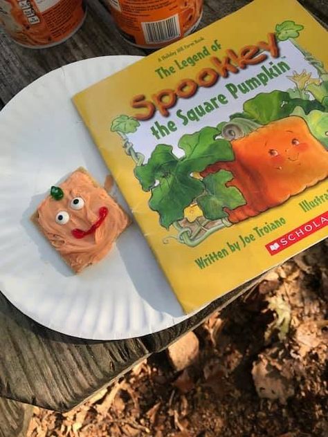 Spookily The Square Pumpkin Snack, Spooky The Square Pumpkin, Pumpkin Emotions, Pumpkin Lesson Plans, Pumpkin Face Templates, Spookley The Square Pumpkin, Pumpkin Lessons, Square Pumpkin, Pumpkin Snack