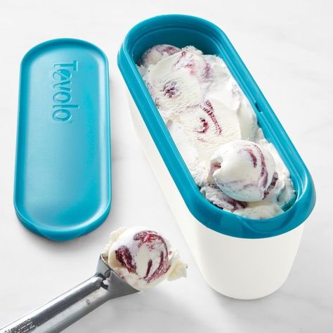 Tovolo Insulated Ice Cream Storage Tub, Oval Narrow Freezer, Wine Chocolate, Ice Pop Molds, Nugget Ice Maker, Freezer Containers, Storage Tubs, Freezer Storage, Freezer Burn, Ice Cream Bowl