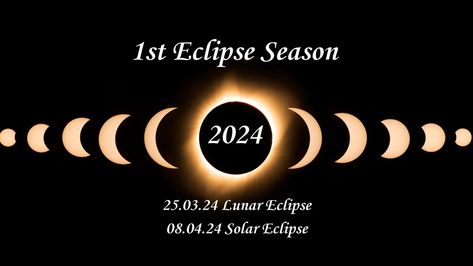 1st Eclipse Season 2024 – Celestial Chic Creations Eclipse Season, Full Moon In Libra, Solar Eclipses, Cosmic Energy, Lunar Eclipse, Embrace Change, April 2024, Event Invitation, The Cosmos