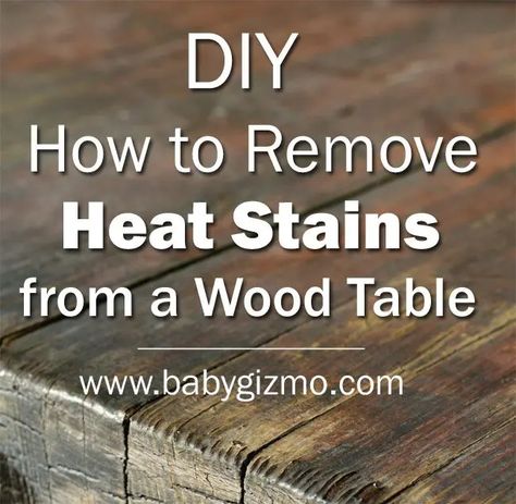 Baking Soda Toothpaste, Diy Staining, Wood Heat, Stained Table, Timber Table, Hot Plate, White Stain, Coffee Staining, Antique Table