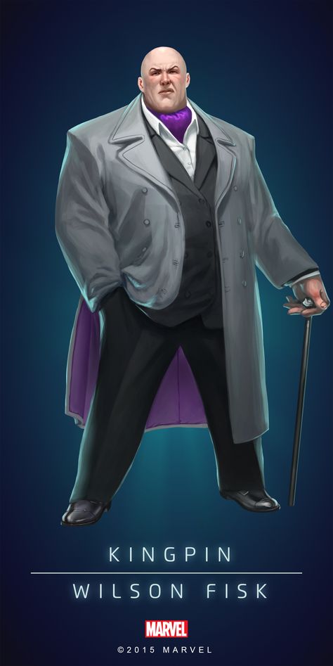 #Kingpin #Fan #Art. (KINGPIN - WILSON FISK IN: MARVEL'S PUZZLE QUEST!) BY: AMADEUS CHO! (THE * 5 * STÅR * ÅWARD * OF: * AW YEAH, IT'S MAJOR ÅWESOMENESS!!!™) [THANK U 4 PINNING!!!<·><]<©>ÅÅÅ+(OB4E)(IT'S THE MOST ADDICTING GAME ON THE PLANET, YOU HAVE BEEN WARNED!!!) Marvel Puzzle Quest, Marvel Puzzle, Idle Game, Wilson Fisk, Marvel Cards, Pahlawan Marvel, Marvel Villains, Marvel Posters, Marvel Vs Dc