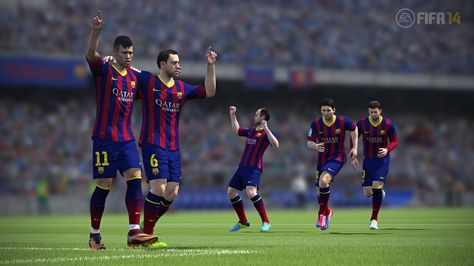 Don't you just love the graphics on this game.  Even the players look exactly the same with the real life players Fifa 15, Fifa 17, Bloc Party, Battlefield 4, Playstation Games, Video Games Playstation, Ea Sports, Fc Barcelona, Ufc