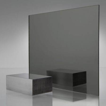 Smoked glass acyclic shwet for mirrored wall in hallway Grey Mirror Wall, Black Glass Texture, Black Glass Mirror, Grey Tinted Mirror, Black Tinted Mirror, Smoked Glass Mirror, Acrylic Plastic Sheets, Cladding Texture, Mirror Texture