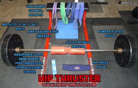 As long as you have a gym membership, it is not necessary to spend any additional money in order to hip thrust. In THIS blogpost, I embedded over a hundred videos showing you how to hip thrust off of a standard bench, using smith machines, using bands, and on leg extension and leg curl machines. However, … Dead Lift Workout, Bret Contreras, Leg Curl Machine, Bigger Hips Workout, Home Gym Machine, Get Into Shape, Glute Bridge, Hip Thrust, Gym Membership