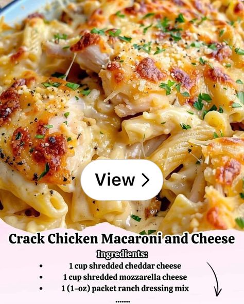 Lemon8 · Crack Chicken Macaroni and Cheese 🧀🦋😋 · @👑Jonquil Lewis Chicken Macaroni And Cheese, Chicken Mac N Cheese, Chicken Macaroni, Macaroni Recipes, Elbow Macaroni, Macaroni Cheese, Cheese Recipe, Chicken Dishes Recipes, Easy Delicious Recipes