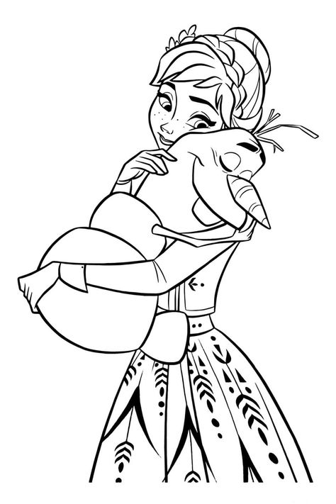 Elsa Frozen Pictures, Olaf Coloring Pages, Olaf From Frozen, Snowflake Coloring Pages, Anna And Olaf, Frozen Coloring Pages, Puppy Coloring Pages, Disney Princess Coloring Pages, Princess Coloring Pages