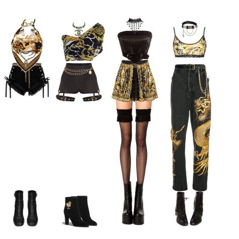 kpop girl group shifting outfit inspo | kpop shifting Group Shifting, Kpop Shifting, Bts Inspired Outfits, Preformance Outfits, Kpop Fashion Outfits, Teenage Fashion Outfits, Performance Outfit, Edgy Outfits, Kpop Outfits