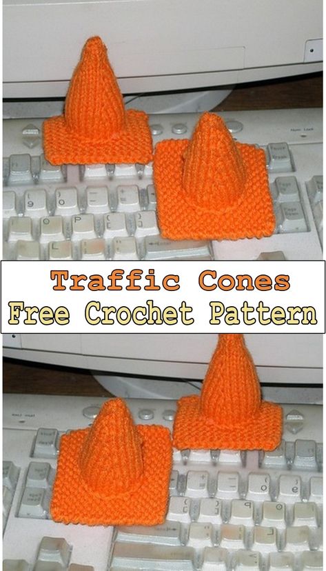 These delightful creations find Crochet Traffic Cone their place not just as playful accouterments but as practical tools that brighten spaces and invite interaction. Imagine a child’s play area, where these cones not only guide miniature cars but also inspire learning and imagination. Or envision a workspace, where amidst the usual clutter, a brightly colored cone cheerfully warns of a “paper avalanche.” The adaptability of this item enables it to fit seamlessly into various aspects of daily li Crochet Cone Shape Free Pattern, Crochet Cone Shape, Crochet Traffic Cone, Crochet Flamingo, Baby Dress Diy, Crochet Christmas Wreath, Snow White Doll, Crochet Organizer, Crochet Diaper Cover