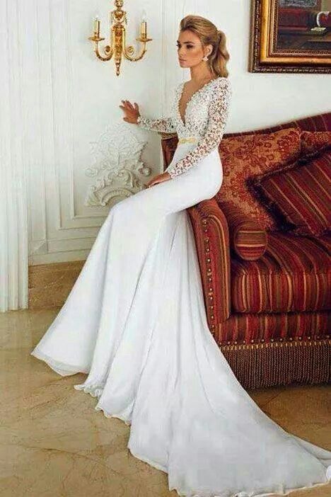 Long Lace Homecoming Dress Stores, Long Sleeve Bridal Dresses, Wedding Dress Black, White Lace Wedding Dress, Long Sleeve Wedding, Bridal Wedding Dresses, White Wedding Dresses, Wedding Dress Long Sleeve, Beautiful Wedding Dresses